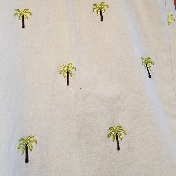 Lulu-B Palm Tree Capris, Size 10 - Picture 3 of 6